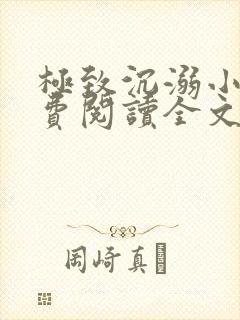 极致沉溺小说免费阅读全文无弹窗