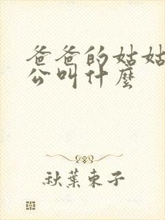 爸爸的姑姑的老公叫什么