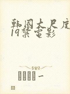韩国大尺度排行19禁电影