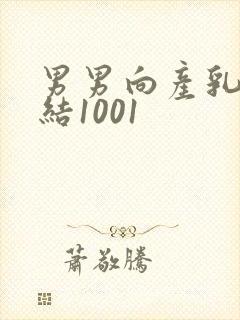 男男向产乳文小结1001封面