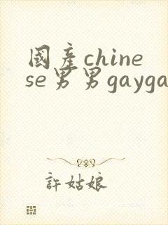 国产chinese男男gaygay网站2025