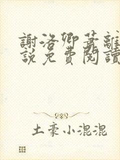 谢洛卿萧离落小说免费阅读