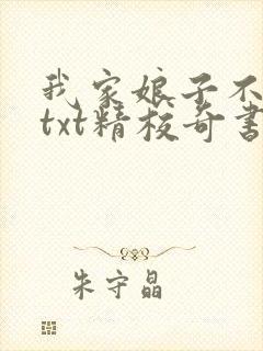 我家娘子不对劲txt精校奇书网