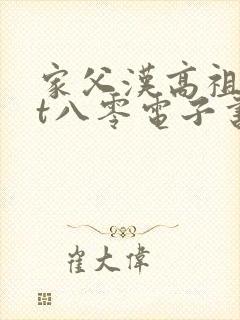 家父汉高祖txt八零电子书