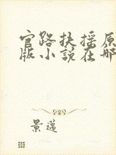 官路扶摇原著正版小说在哪看