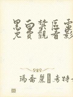 黑白禁区电视剧免费观看影视大全封面