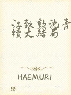 江致勋沈青青后续大结局封面