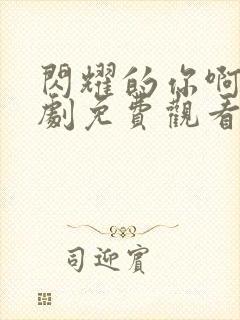 闪耀的你啊电视剧免费观看全集高清