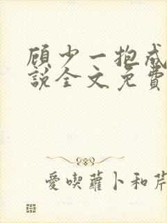 顾少一抱成婚小说全文免费阅读