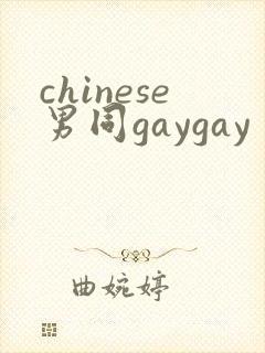 chinese男同gaygay