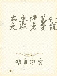 布鲁伊第4季中文版免费观看全集封面