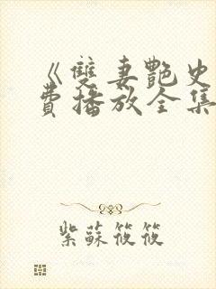 《双妻艳史》免费播放全集