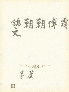 锦朝朝傅霆渊全文