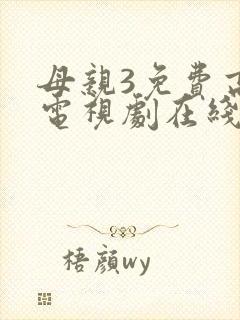 母亲3免费高清电视剧在线封面