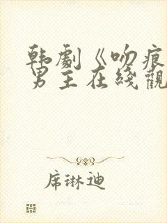 韩剧《吻痕》双男主在线观看