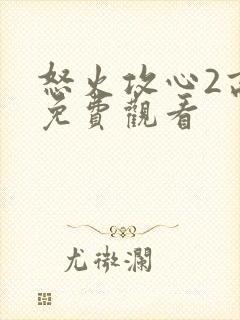 怒火攻心2高清免费观看封面