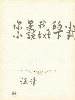 你是我的小确幸小说txt下载