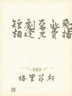 短剧至此飞鸟不相逢免费播放