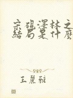 宋砚泽林之意大结局是什么