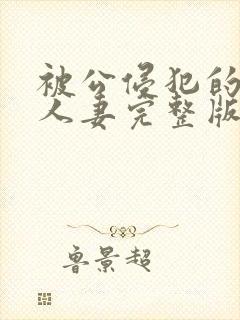 被公侵犯的漂亮人妻完整版