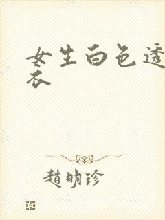 女生白色透明内衣