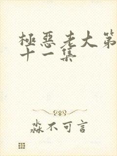 极恶老大第二季十一集封面