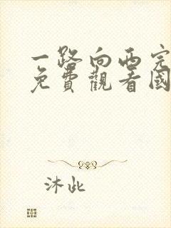 一路向西完整版免费观看国语