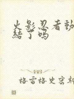 火影忍者动漫完结了吗