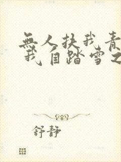 无人扶我青云志 我自踏雪之山巅