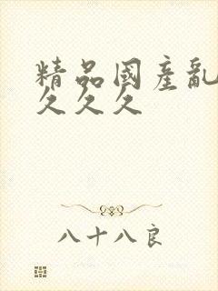 精品国产乱久久久久久