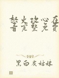 怒火攻心在线观看完整免费观看高清封面