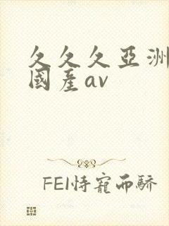 久久久亚洲精品国产av