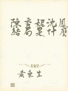 陈秀妮沈凤陈雪结局是什么