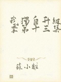 我独自升级第二季第十三集在线观看封面