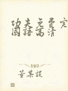 功夫免费完整版国语高清