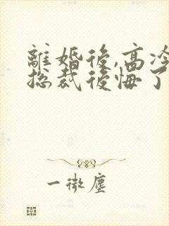 离婚后,高冷女总裁后悔了陆尘封面