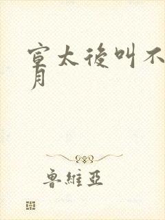 宣太后叫不叫芈月封面