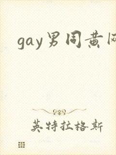 gay男同黄网