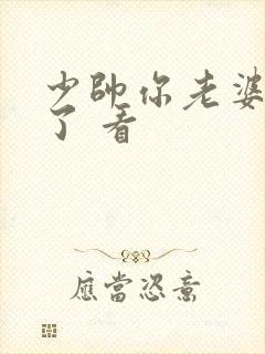 少帅你老婆又跑了 看