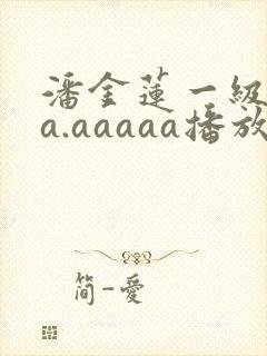 潘金莲一级淫片a.aaaaa播放封面