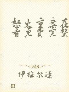 怒火重案在线观看免费完整版国语版