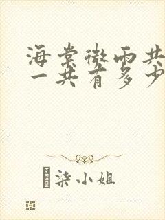 海棠微雨共归途一共有多少册