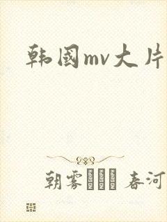 韩国mv大片封面