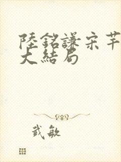 陆铭谦宋芊惠的大结局