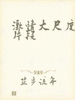 激情大尺度床戏片段