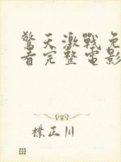 惊天激战免费观看完整电影