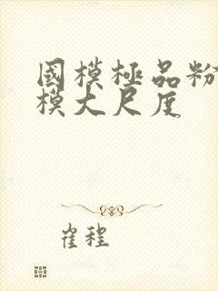 国模极品粉嫩嫩模大尺度