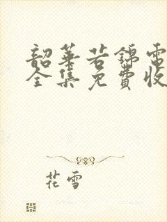 韶华若锦电视剧全集免费收看