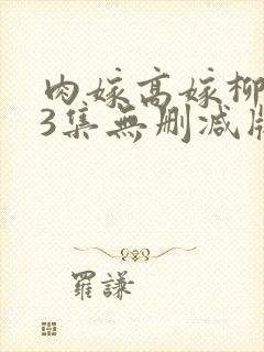 肉嫁高嫁柳嫁家3集无删减版