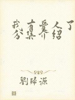 我有爱人了剧情分集介绍